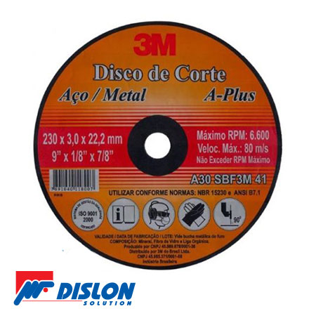 Disco de Corte A-Plus 3M Dislon Distribuidor 3M
