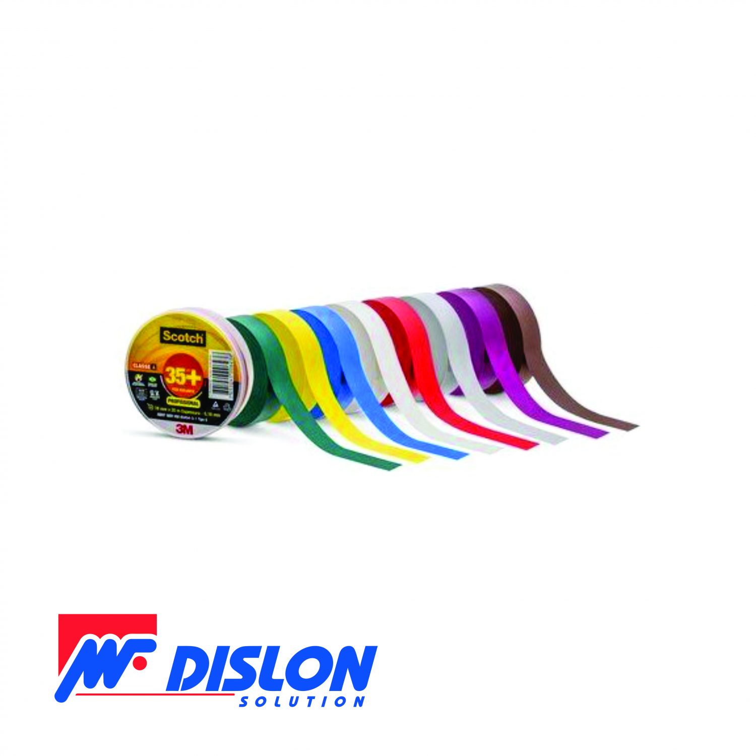 Fita Isolante Colorida Scotch 35+